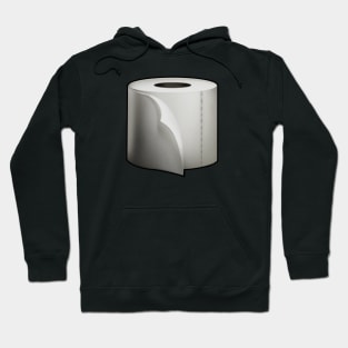 Pixelated Toilet Paper Emoji Hoodie